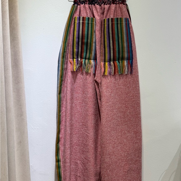 Colorful Striped Pocket Pants